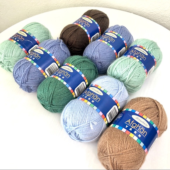 herschners Other - Herschners 2-ply Afghan Yarn, 8 skeins